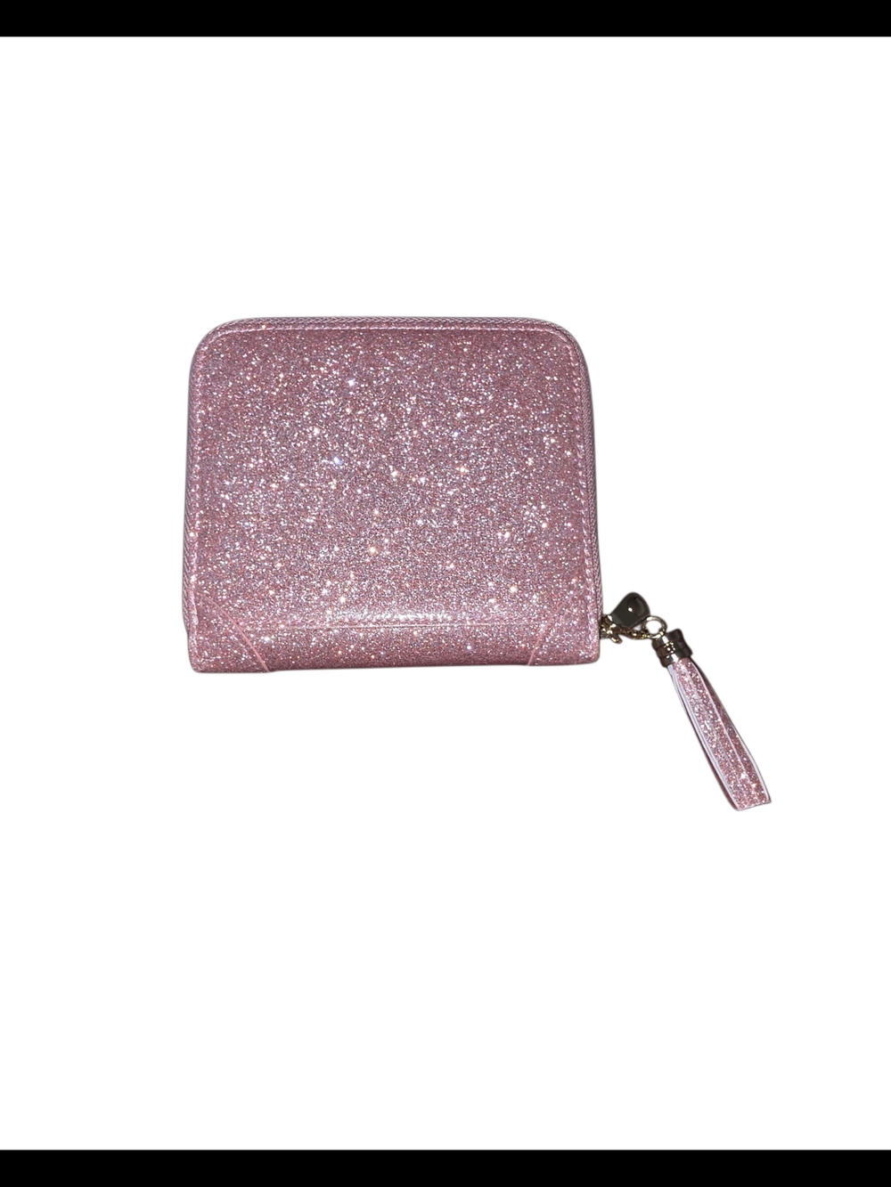 Brand New - Pink Sparkle Zip-Around Wallet